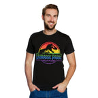 Productafbeelding Jurassic Park - Pride Logo T-Shirt Zwart