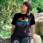Productafbeelding Jurassic Park - Pride Logo T-Shirt Zwart