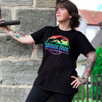Productafbeelding Jurassic Park - Pride Logo T-Shirt Zwart