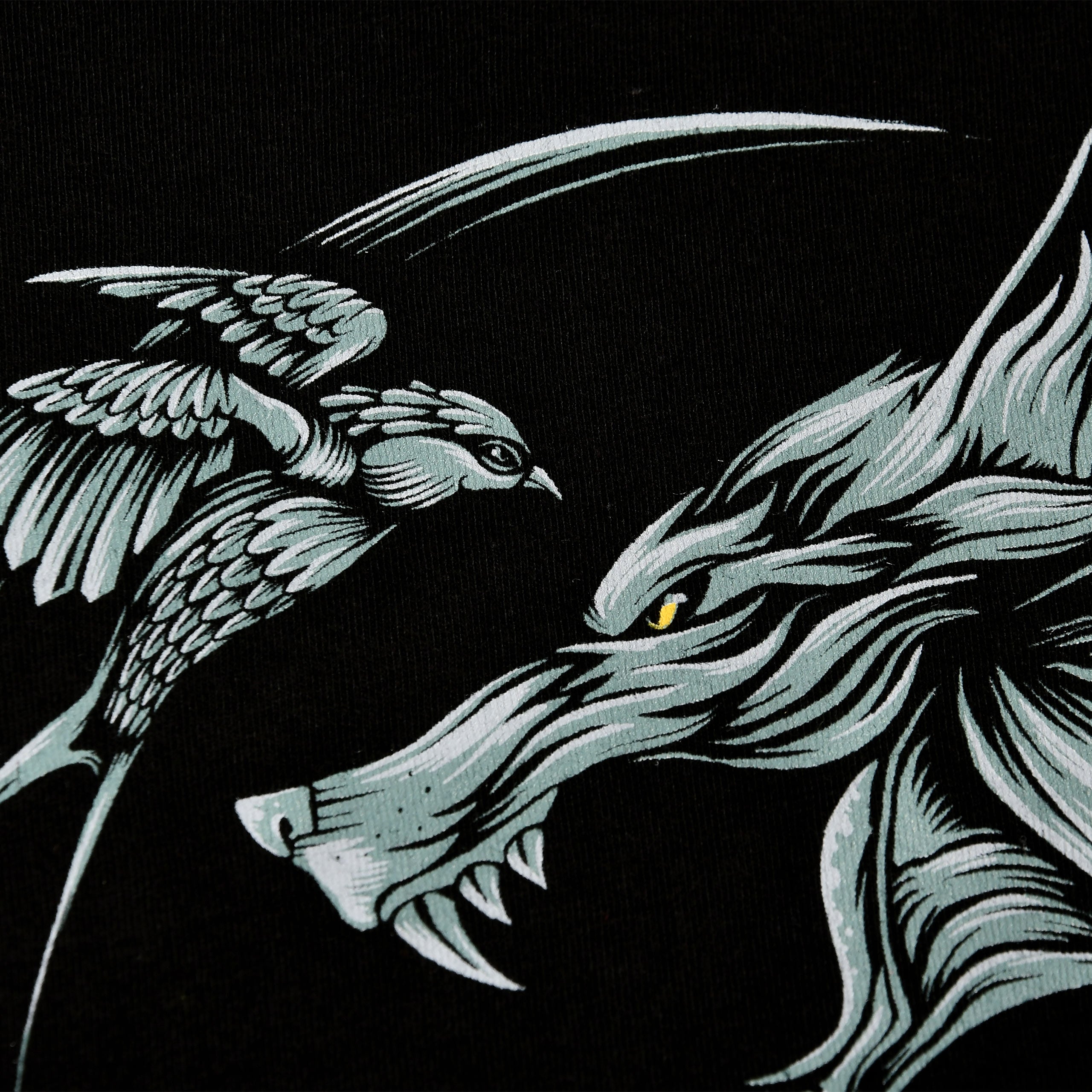 Productafbeelding Witcher - Wolf Medaillon T-shirt zwart
