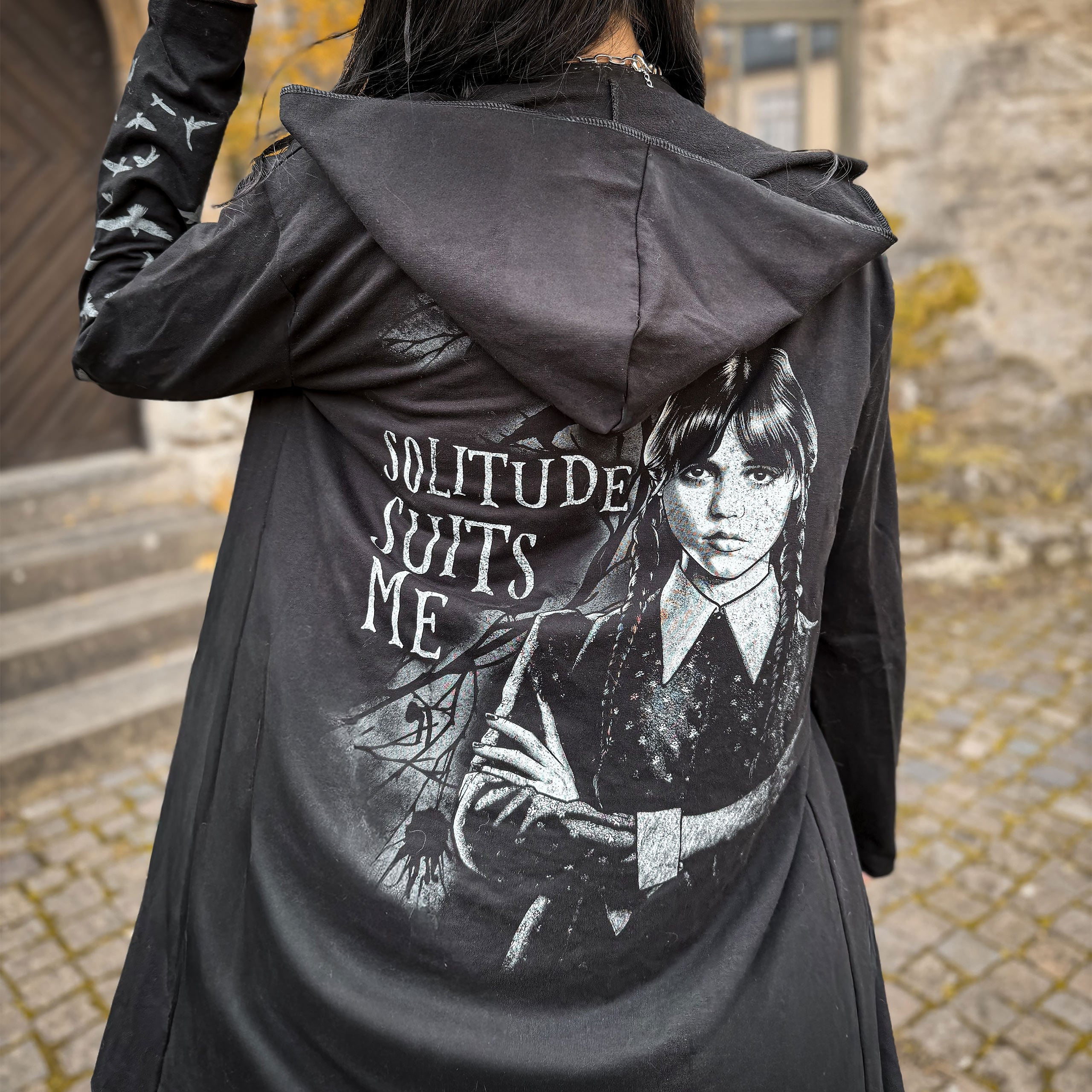 Productafbeelding Wednesday - Eenzaamheid Past Me Hooded Vest