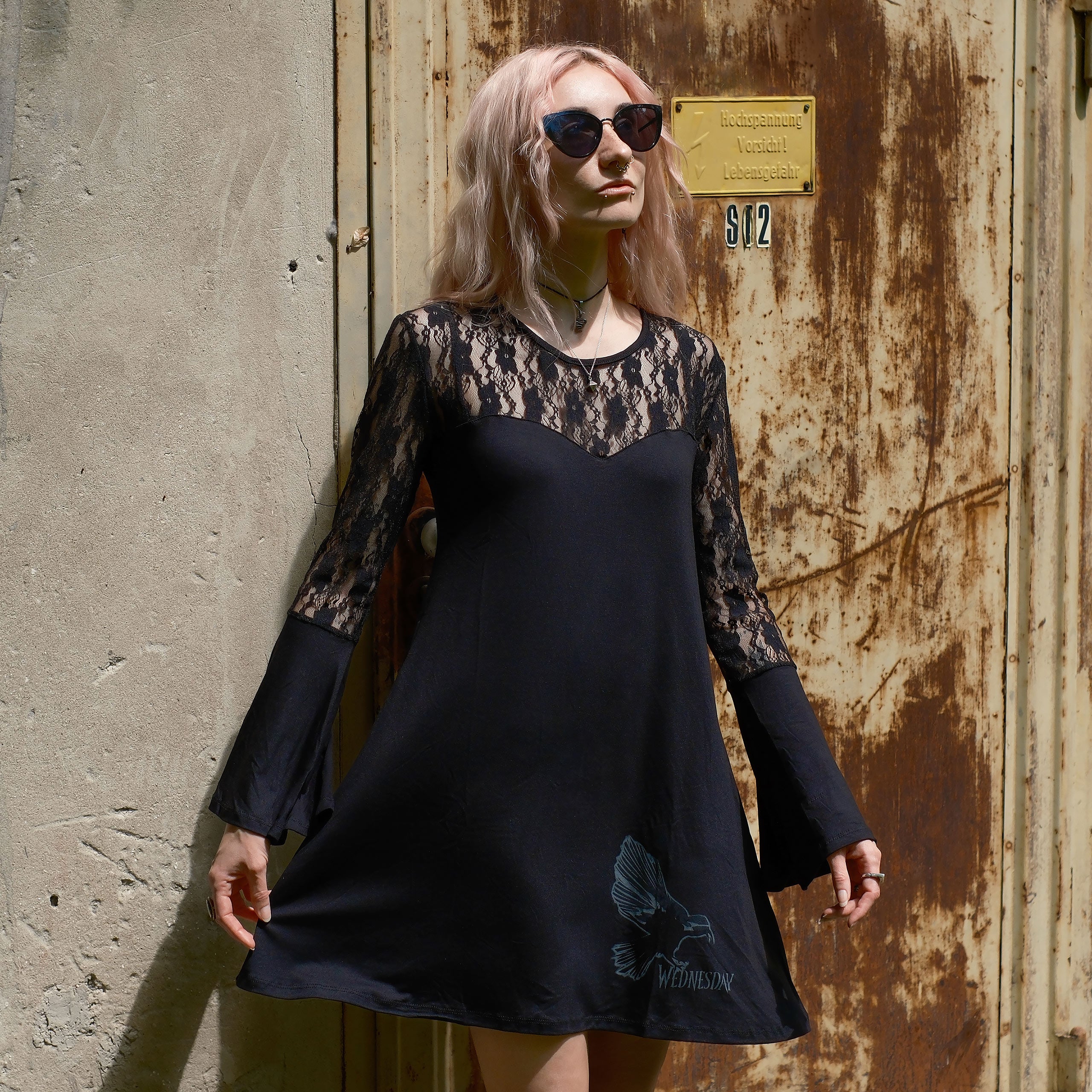 Productafbeelding Wednesday - Darkness Mini Jurk