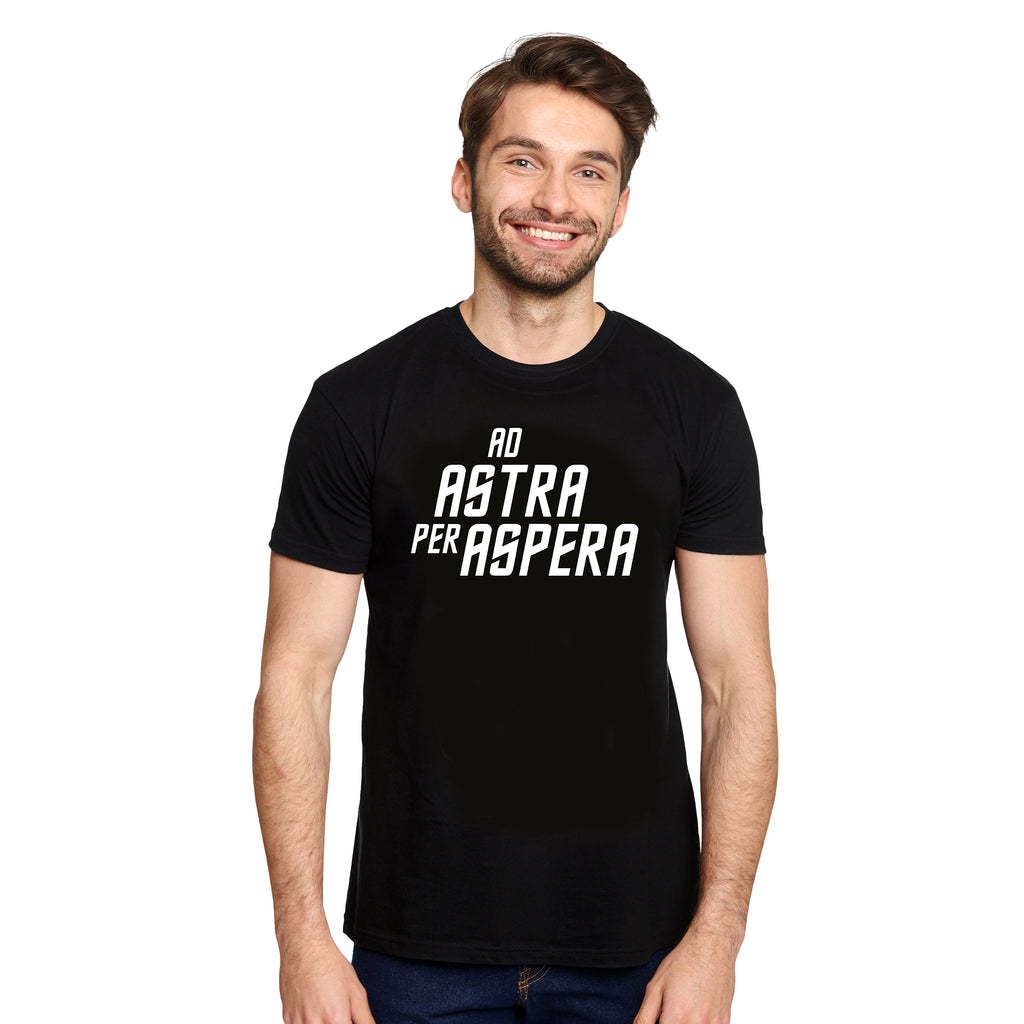 Productafbeelding Ad Astra Per Aspera T-Shirt voor Star Trek Fans Zwart