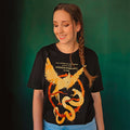 Productafbeelding Zangvogel en Slang T-shirt voor Hunger Games Fans zwart