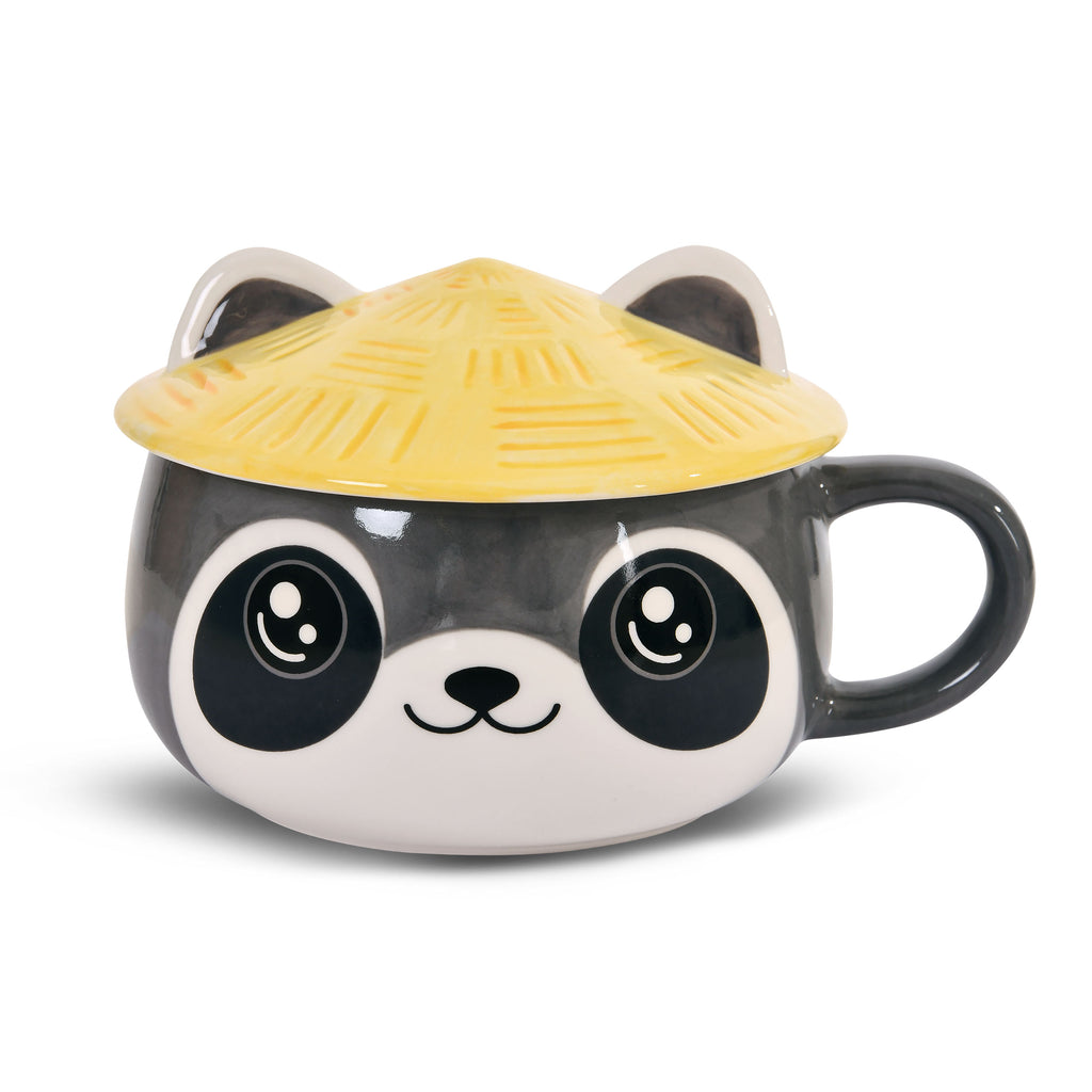 Productafbeelding Wasbeer Kawaii Beker met Deksel voor Anime Fans