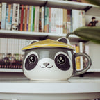 Productafbeelding Wasbeer Kawaii Beker met Deksel voor Anime Fans