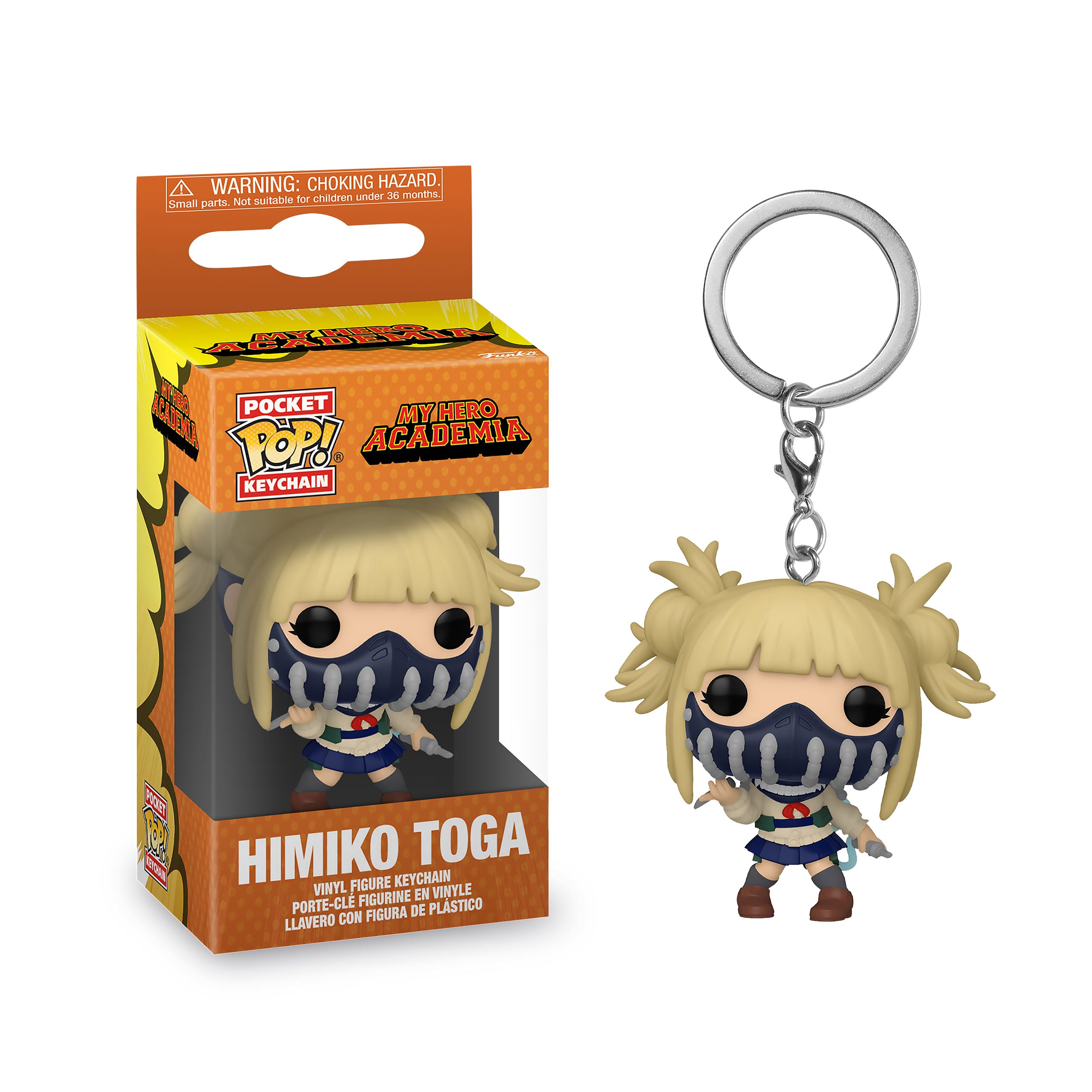 Productafbeelding My Hero Academia - Toga met Masker Funko Pop Sleutelhanger