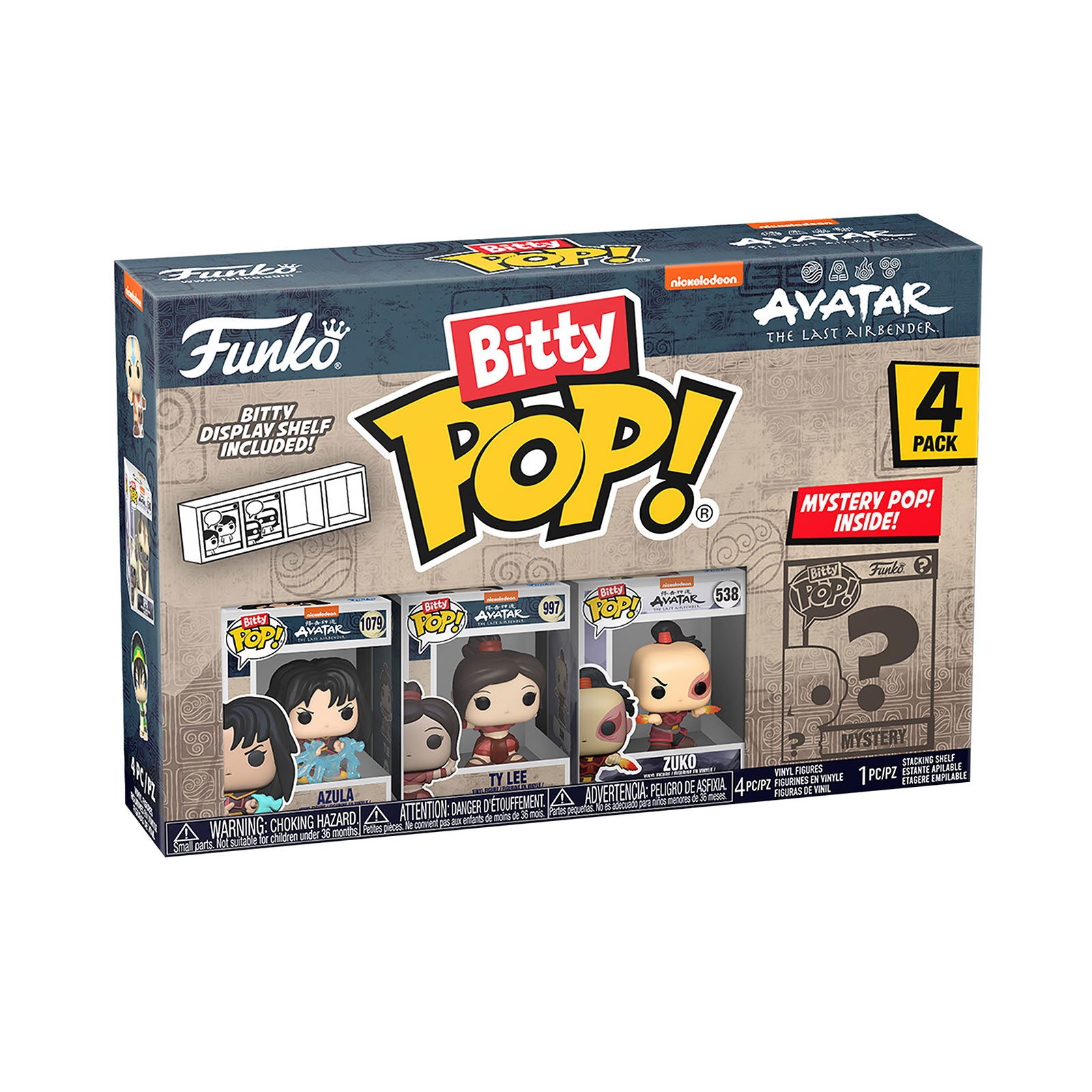 Productafbeelding Avatar The Last Airbender - Funko Bitty Pop 4-delige Figuren Set Serie 2