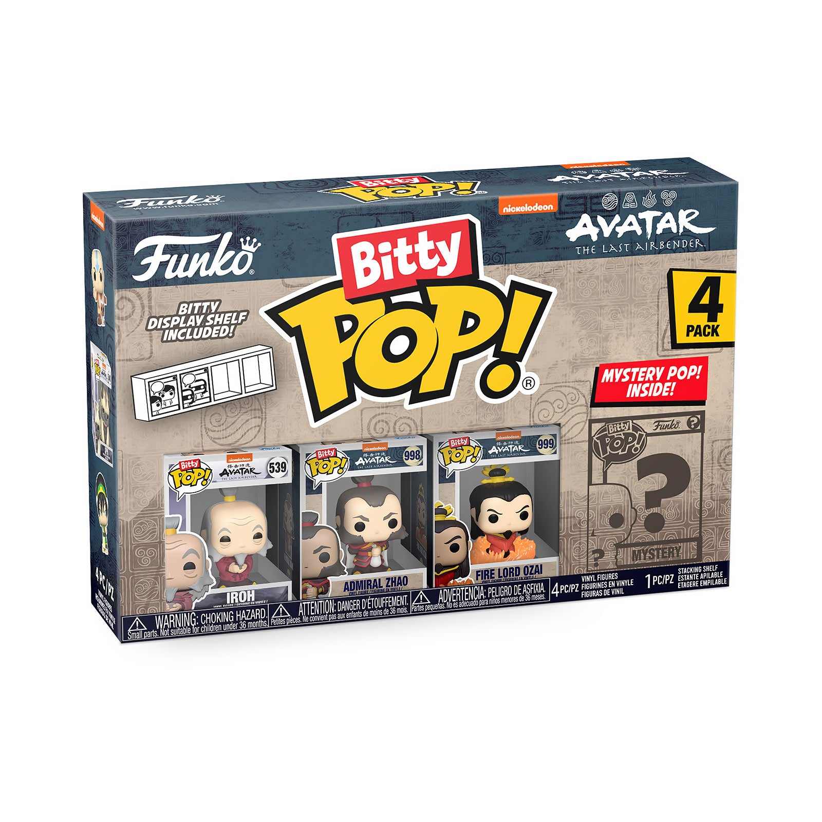 Productafbeelding Avatar The Last Airbender - Funko Bitty Pop 4-delige Figuren Set Serie 3