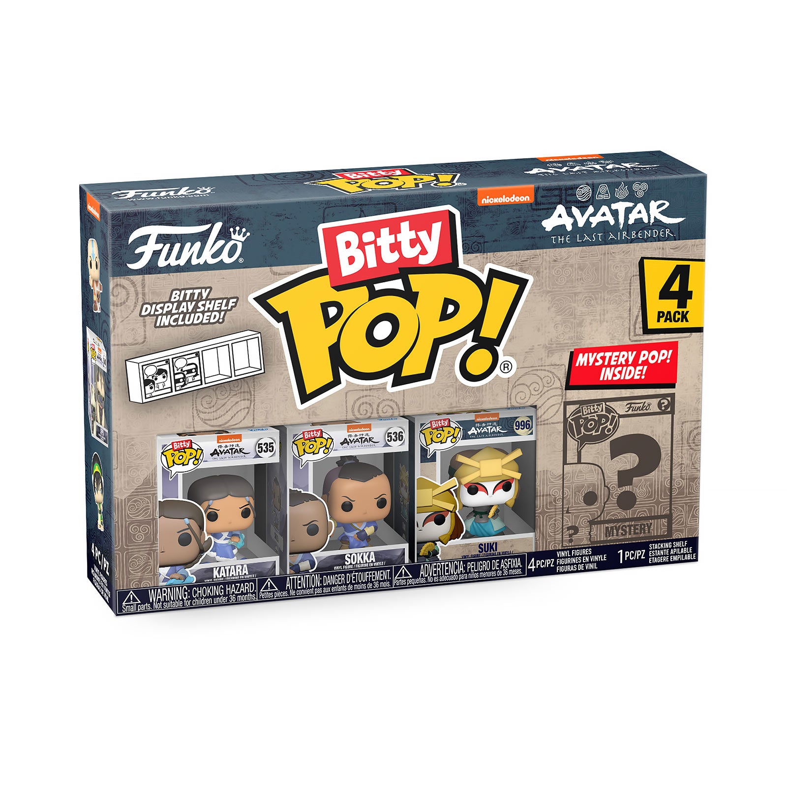 Productafbeelding Avatar The Last Airbender - Funko Bitty Pop 4-delige Figuurtjes Set Serie 4