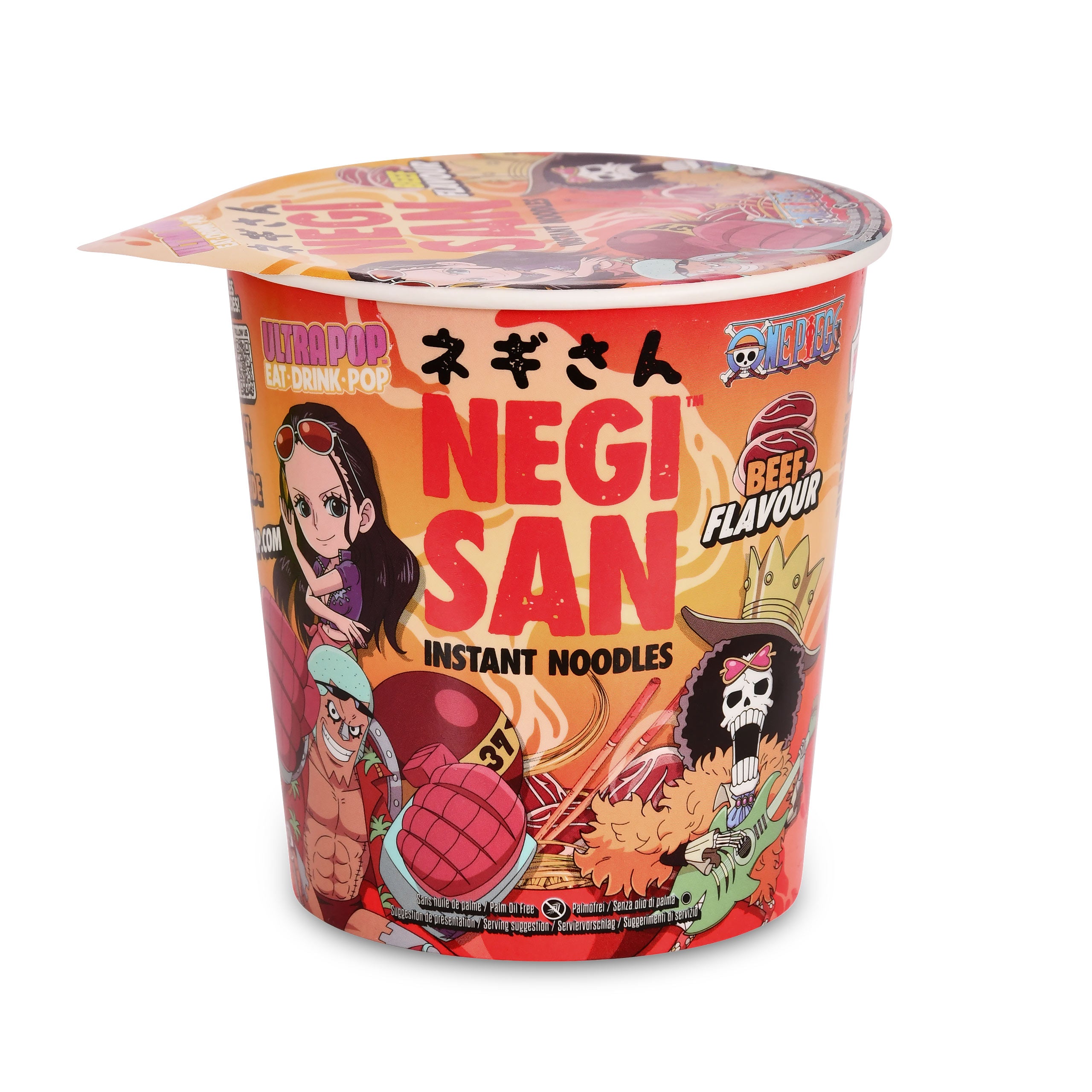 Productafbeelding One Piece Ramen - Robin, Franky en Brook Rundvlees Instant Noedels