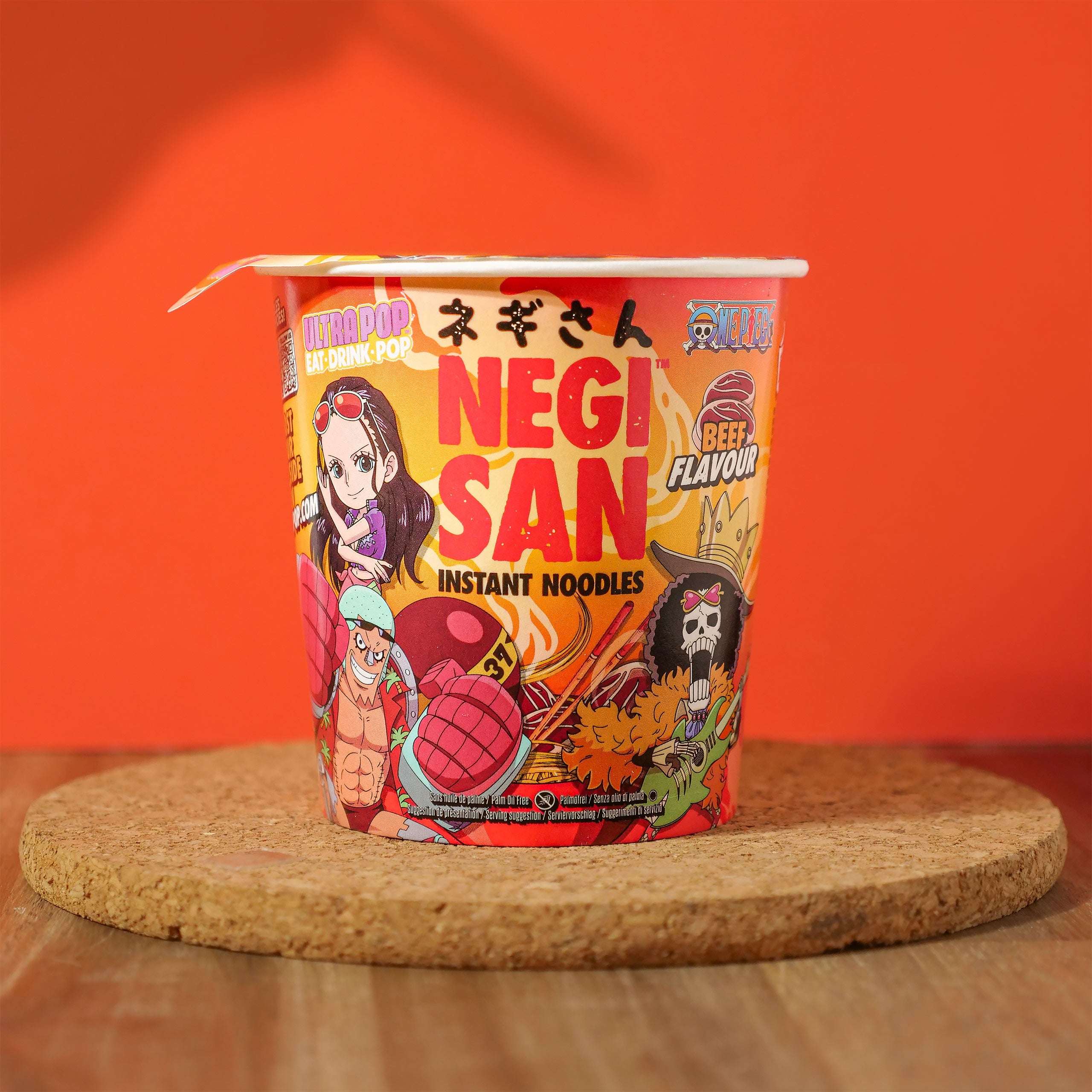 Productafbeelding One Piece Ramen - Robin, Franky en Brook Rundvlees Instant Noedels