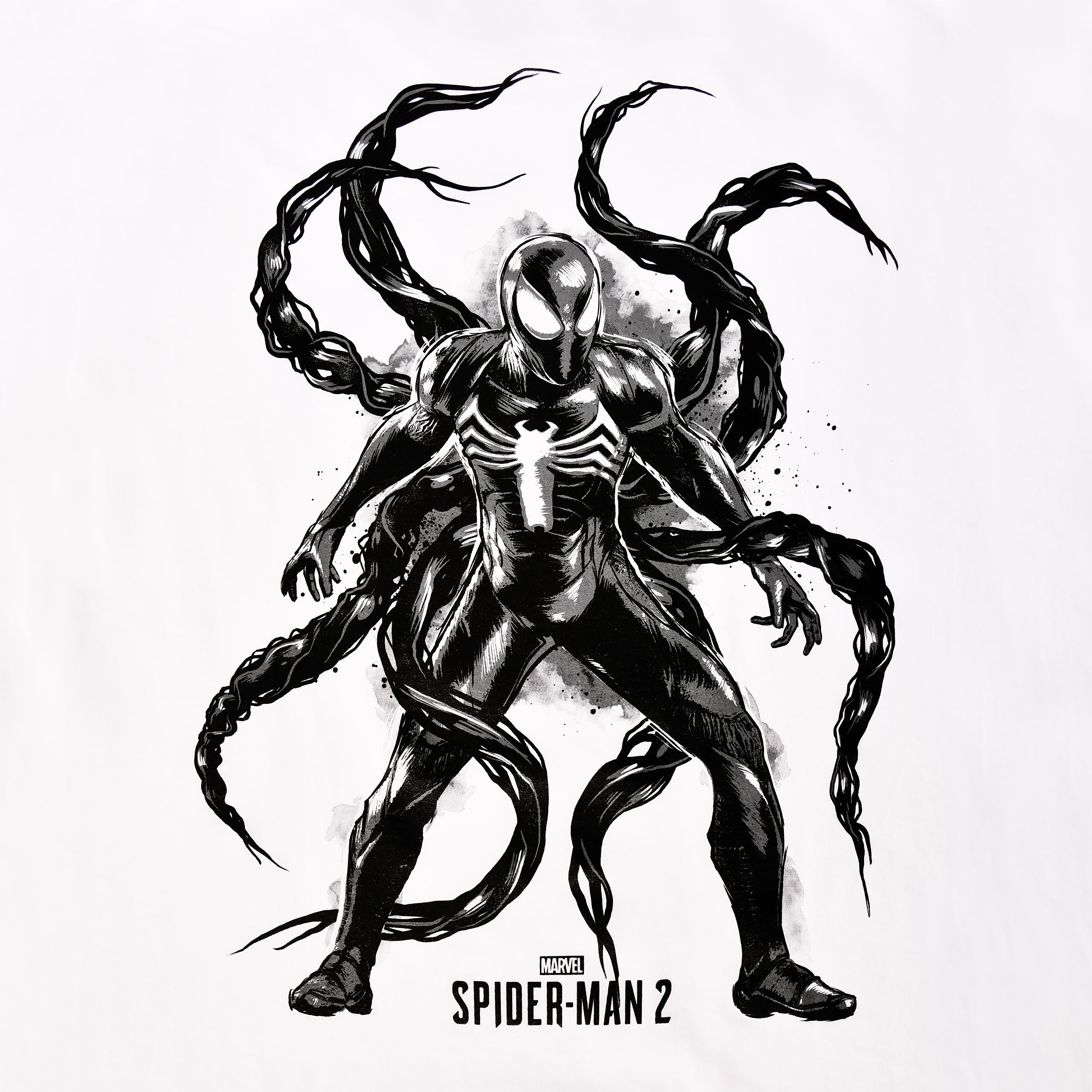 Productafbeelding Spider-Man 2 - Back In Black T-shirt wit