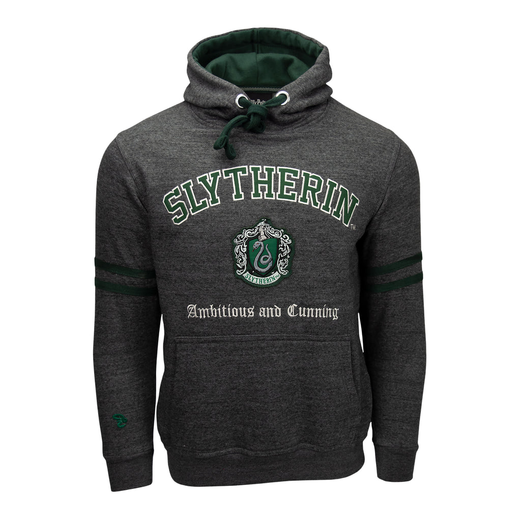 Productafbeelding Harry Potter - Slytherin Wapen Premium Hoodie grijs