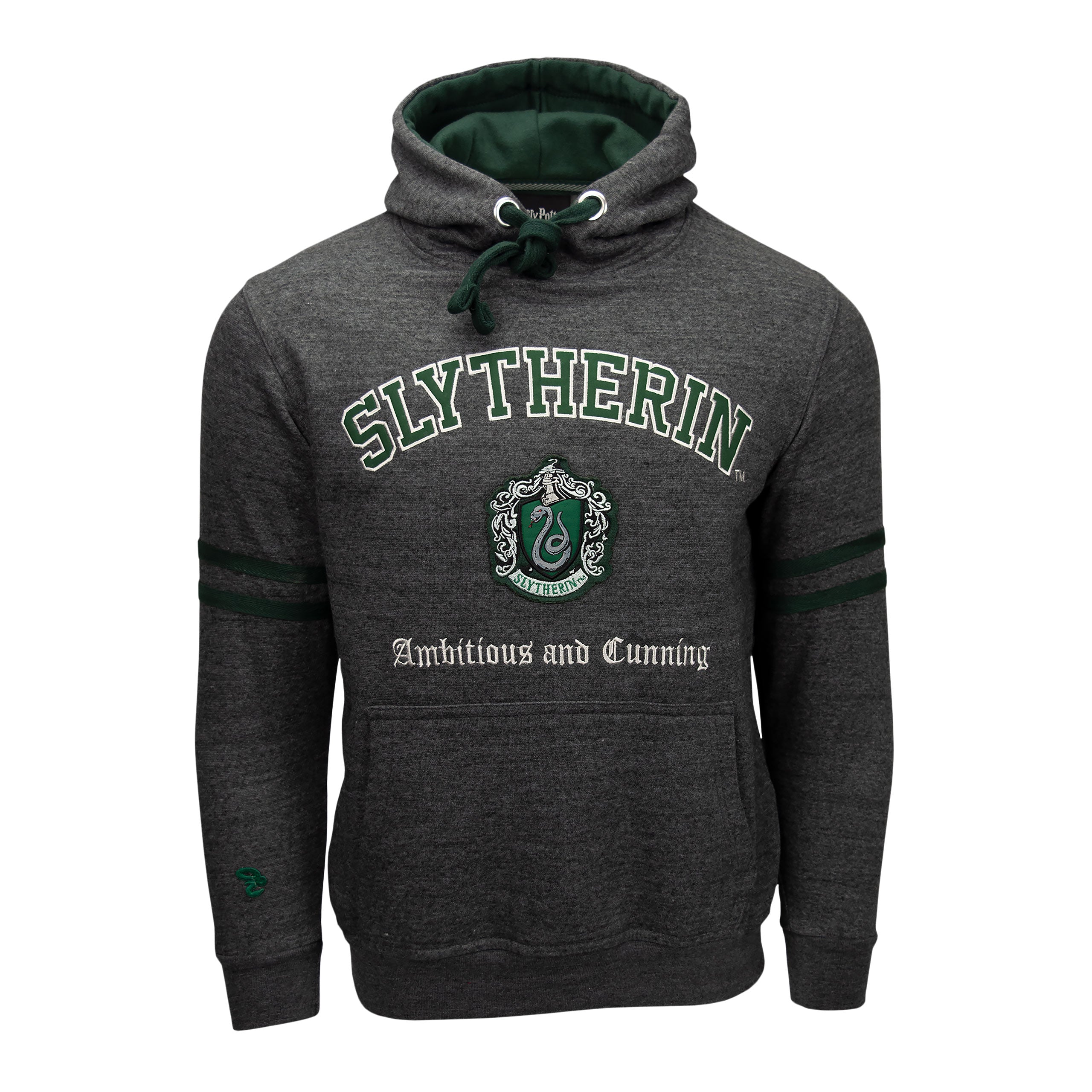 Productafbeelding Harry Potter - Slytherin Wapen Premium Hoodie grijs