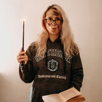 Productafbeelding Harry Potter - Slytherin Wapen Premium Hoodie grijs