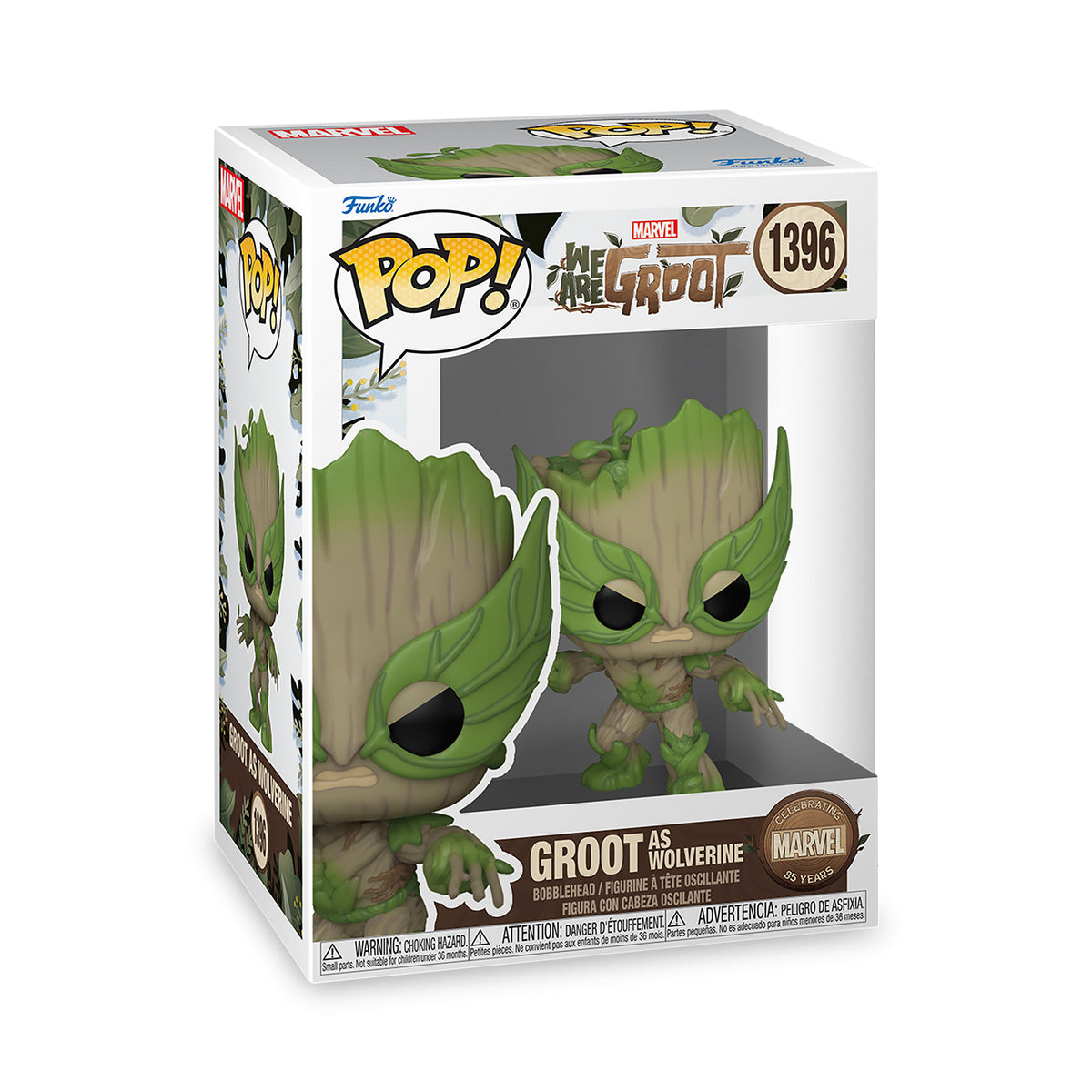 Productafbeelding Marvel - We Are Groot Wolverine Funko Pop Bobblehead Figuur