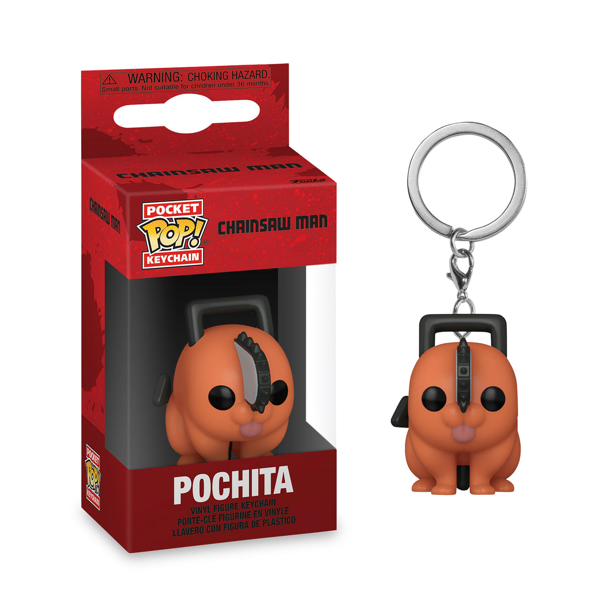 Productafbeelding Chainsaw Man - Pochita Funko Pop Sleutelhanger