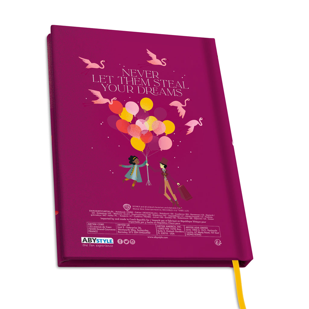 Productafbeelding Willy Wonka Notitieboek Wonka Dreams - Charlie en de Chocoladefabriek
