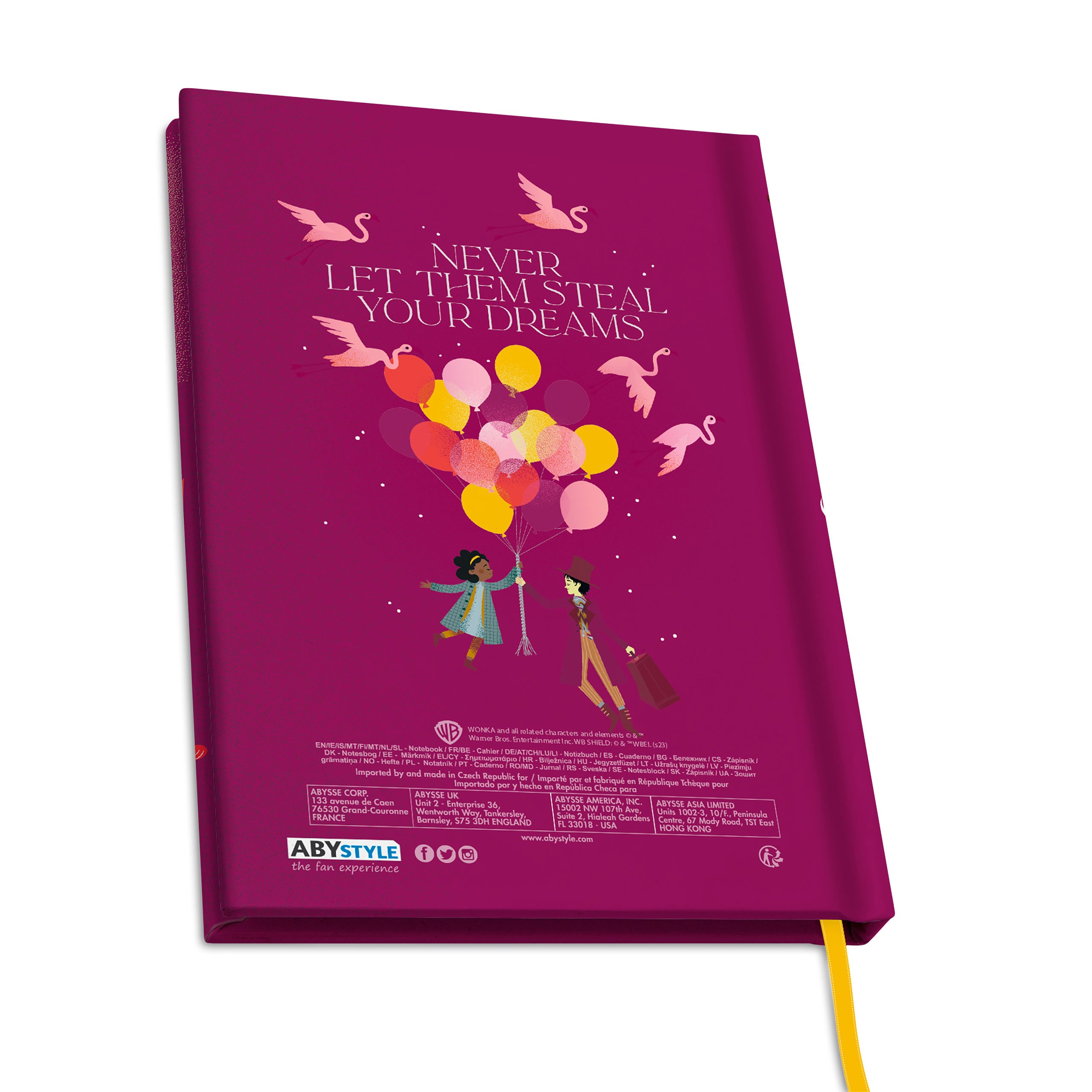 Productafbeelding Willy Wonka Notitieboek Wonka Dreams - Charlie en de Chocoladefabriek