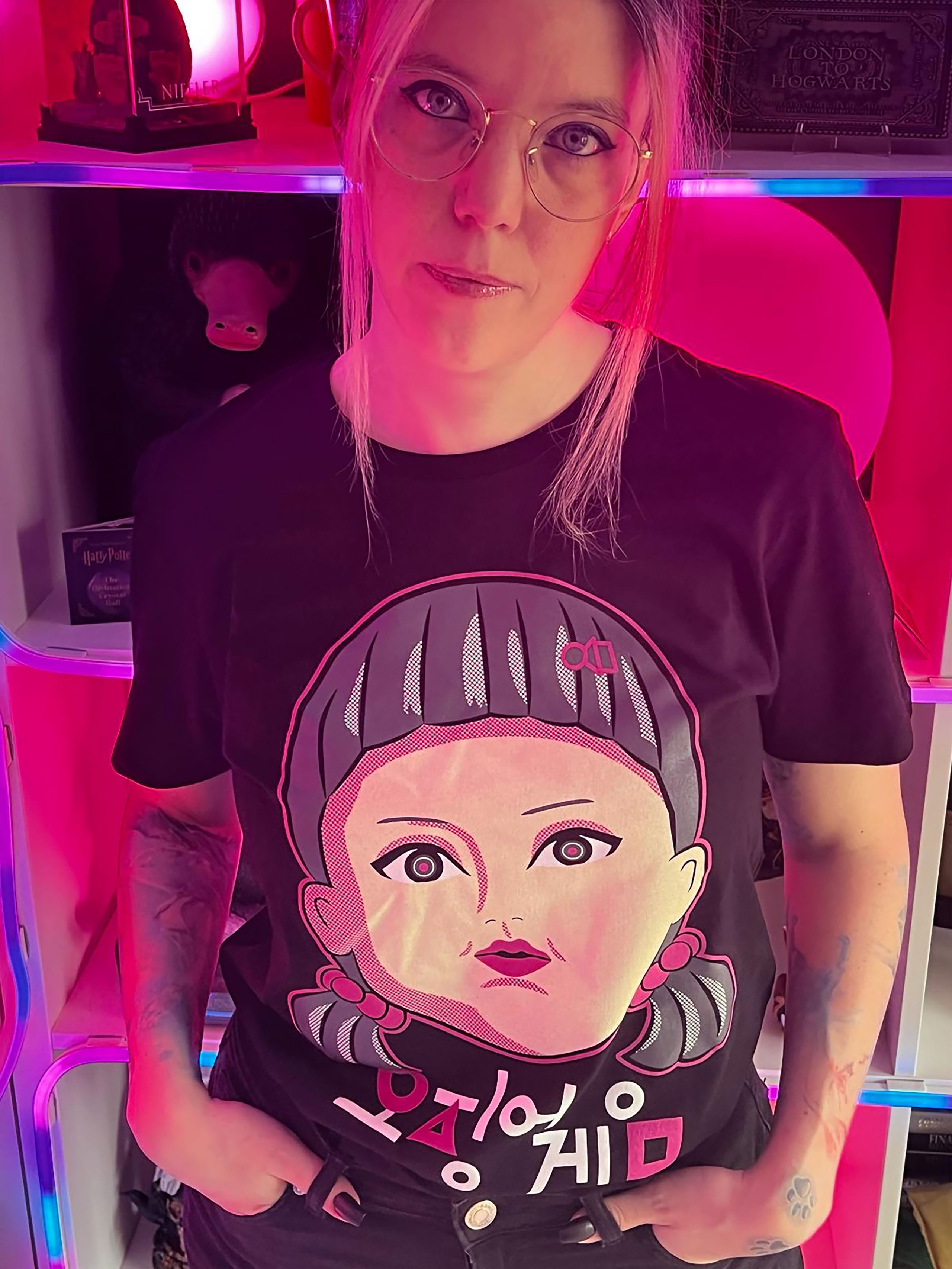 Product image Squid Game - Young-Hee Doll T-Shirt Black