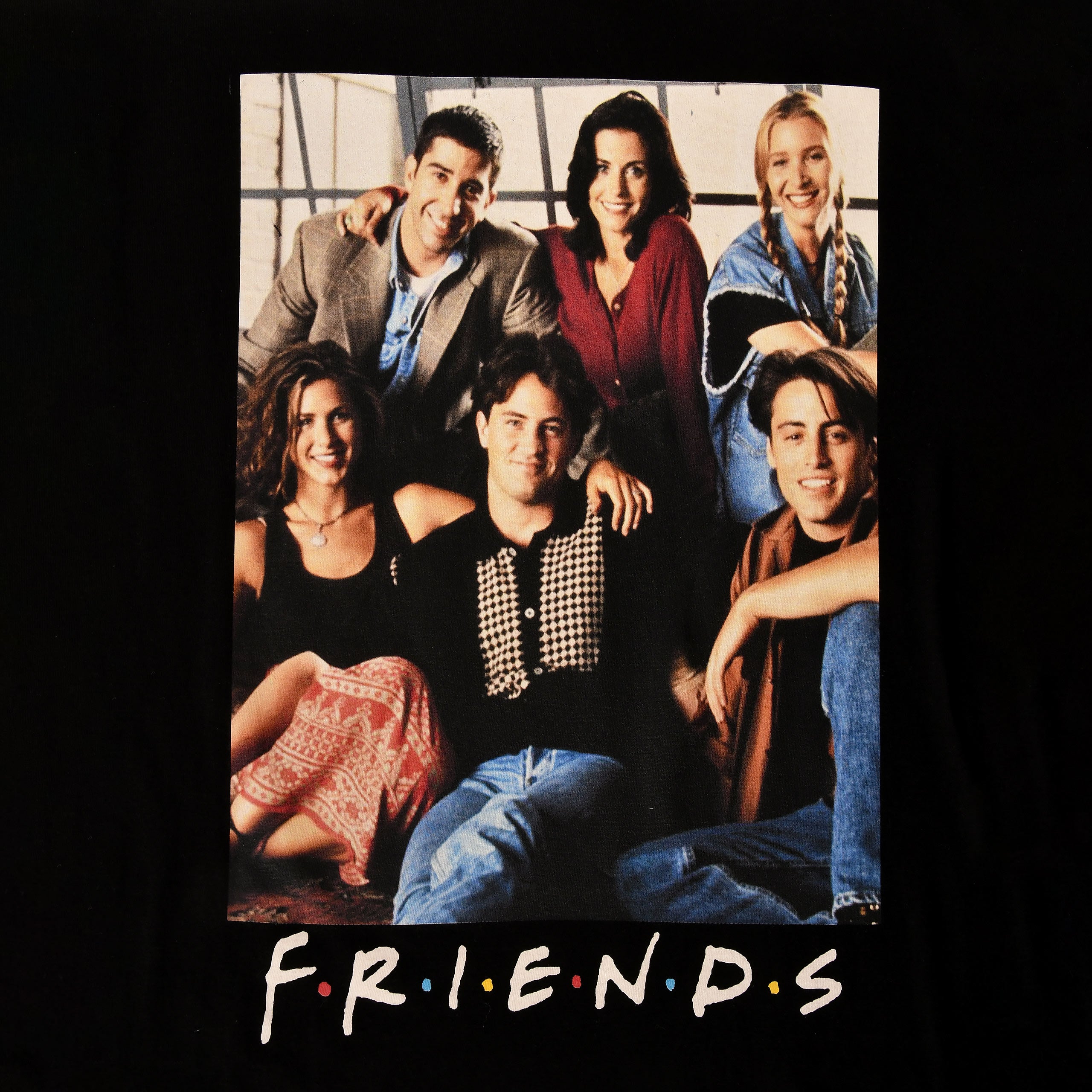 Productafbeelding Friends - Groep T-shirt zwart