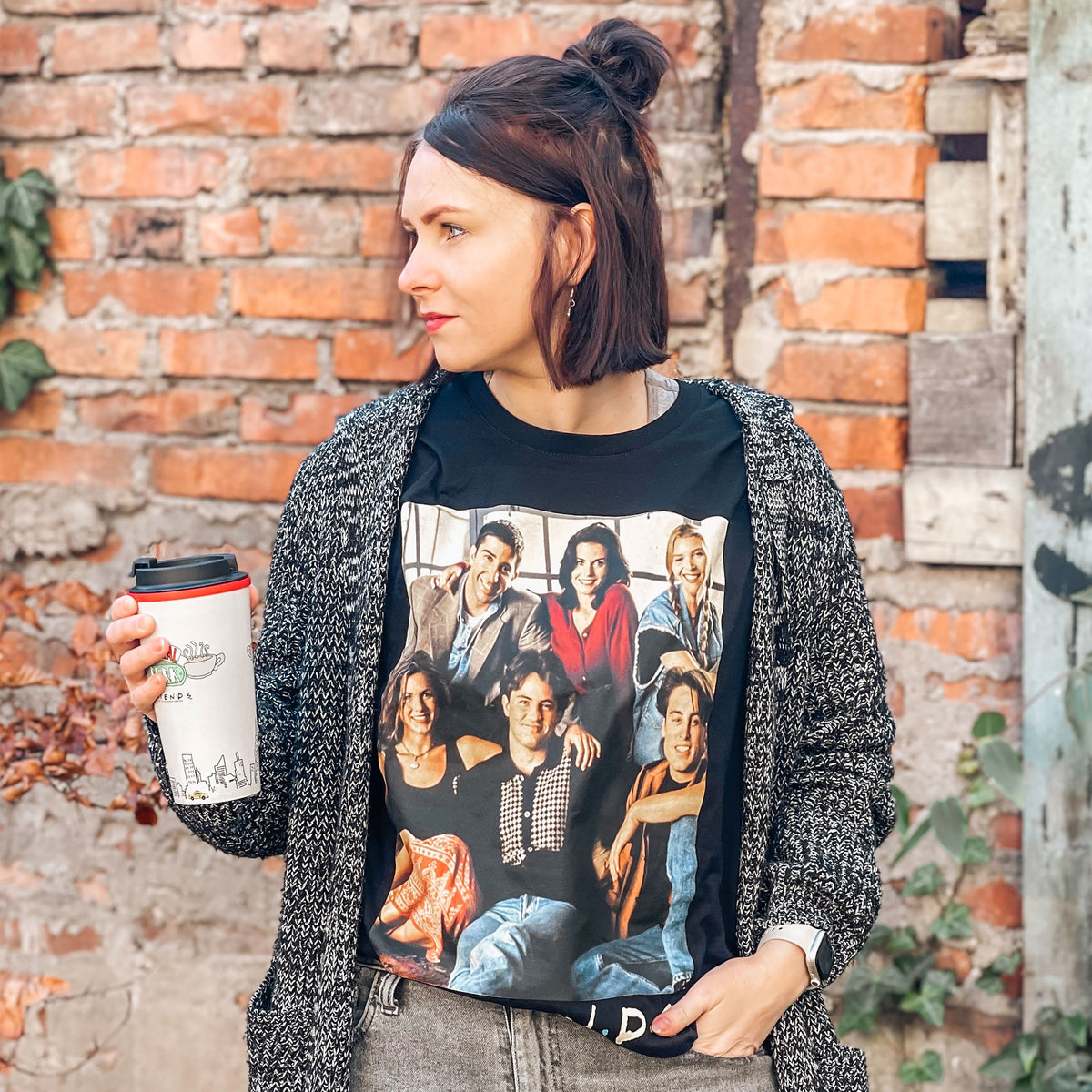 Productafbeelding Friends - Groep T-shirt zwart