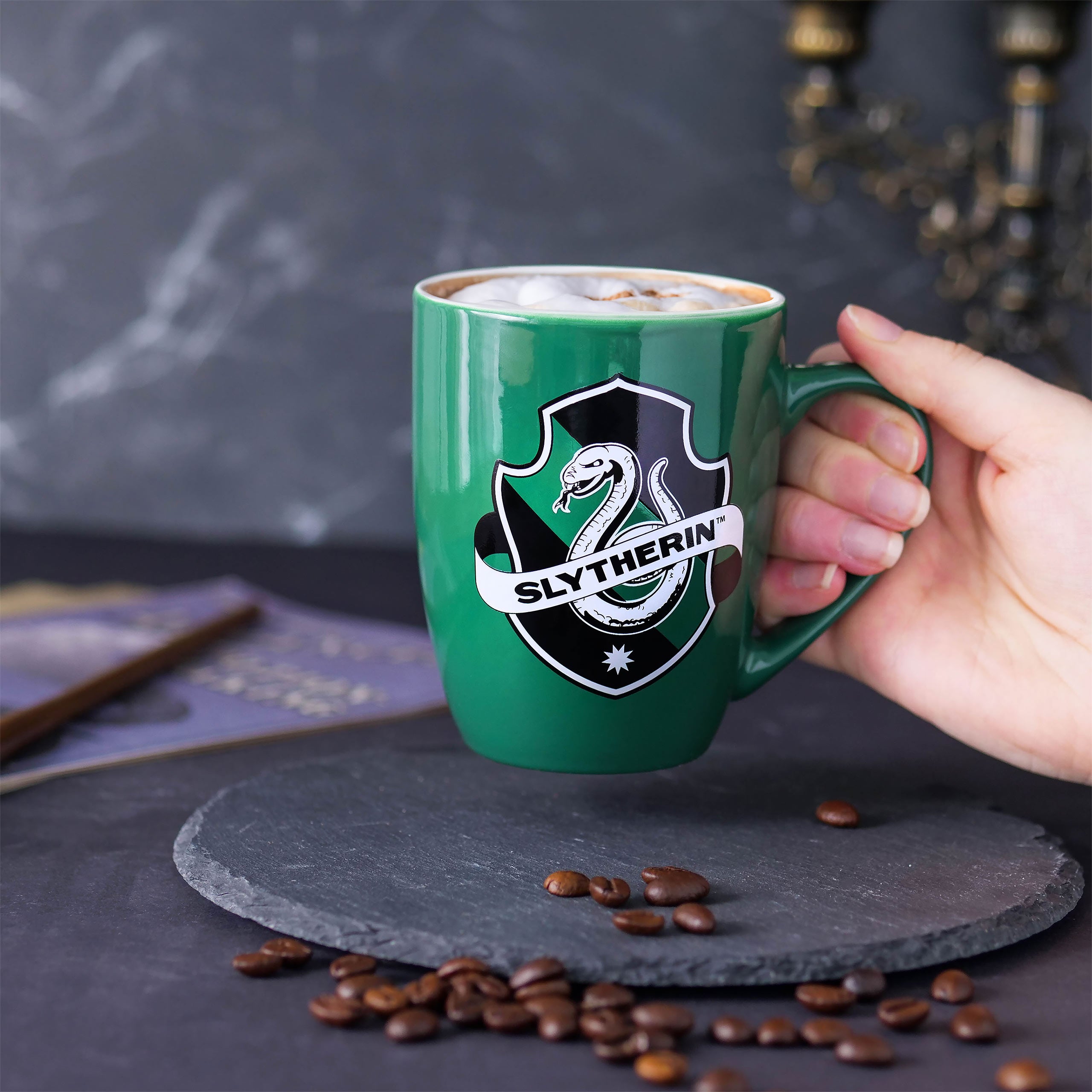 Productafbeelding Zwadderich Logo Mok Groen - Harry Potter