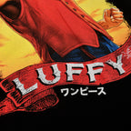 Productafbeelding Luffy T-shirt zwart - One Piece