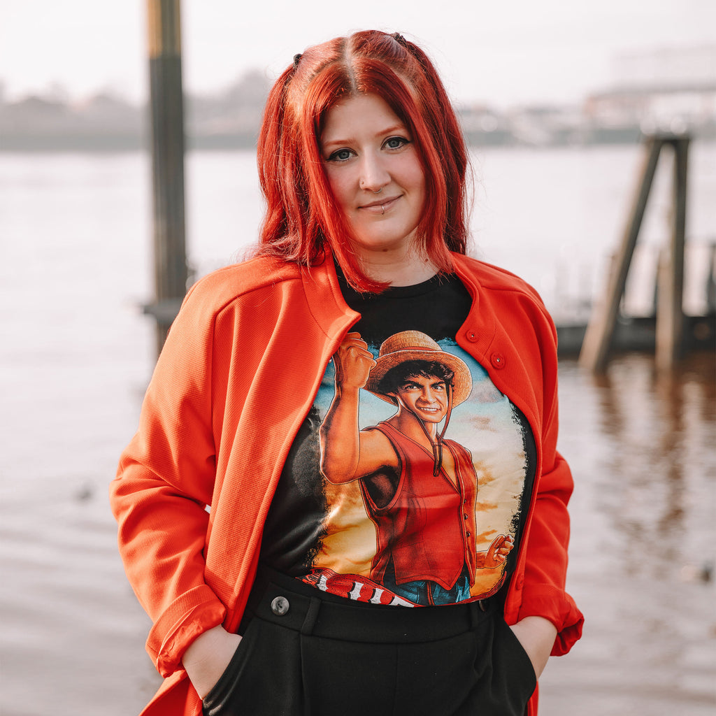 Productafbeelding Luffy T-shirt zwart - One Piece