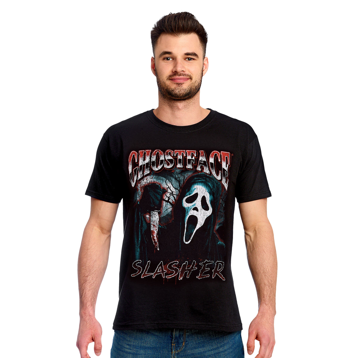 Productafbeelding Ghost Face - Slasher T-shirt zwart