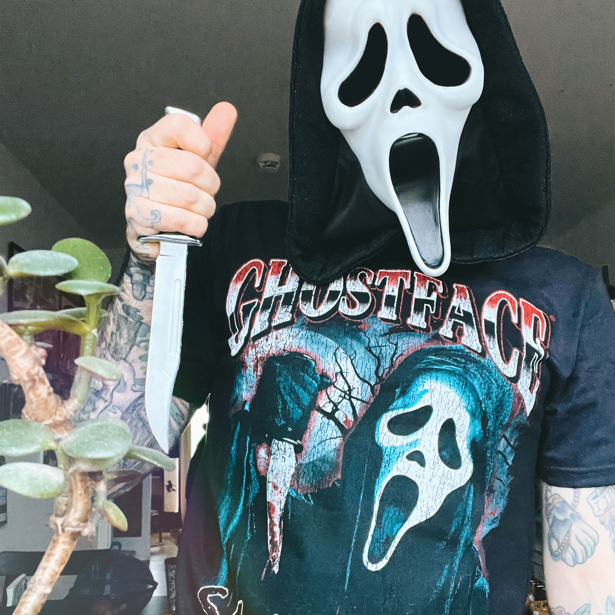 Productafbeelding Ghost Face - Slasher T-shirt zwart