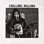 Productafbeelding Ghost Face - Chilling, Killing T-Shirt wit