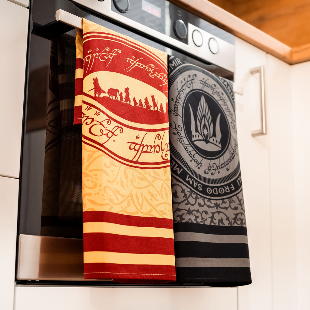 Productafbeelding Kroon en Ring Theedoeken Set - The Lord of the Rings