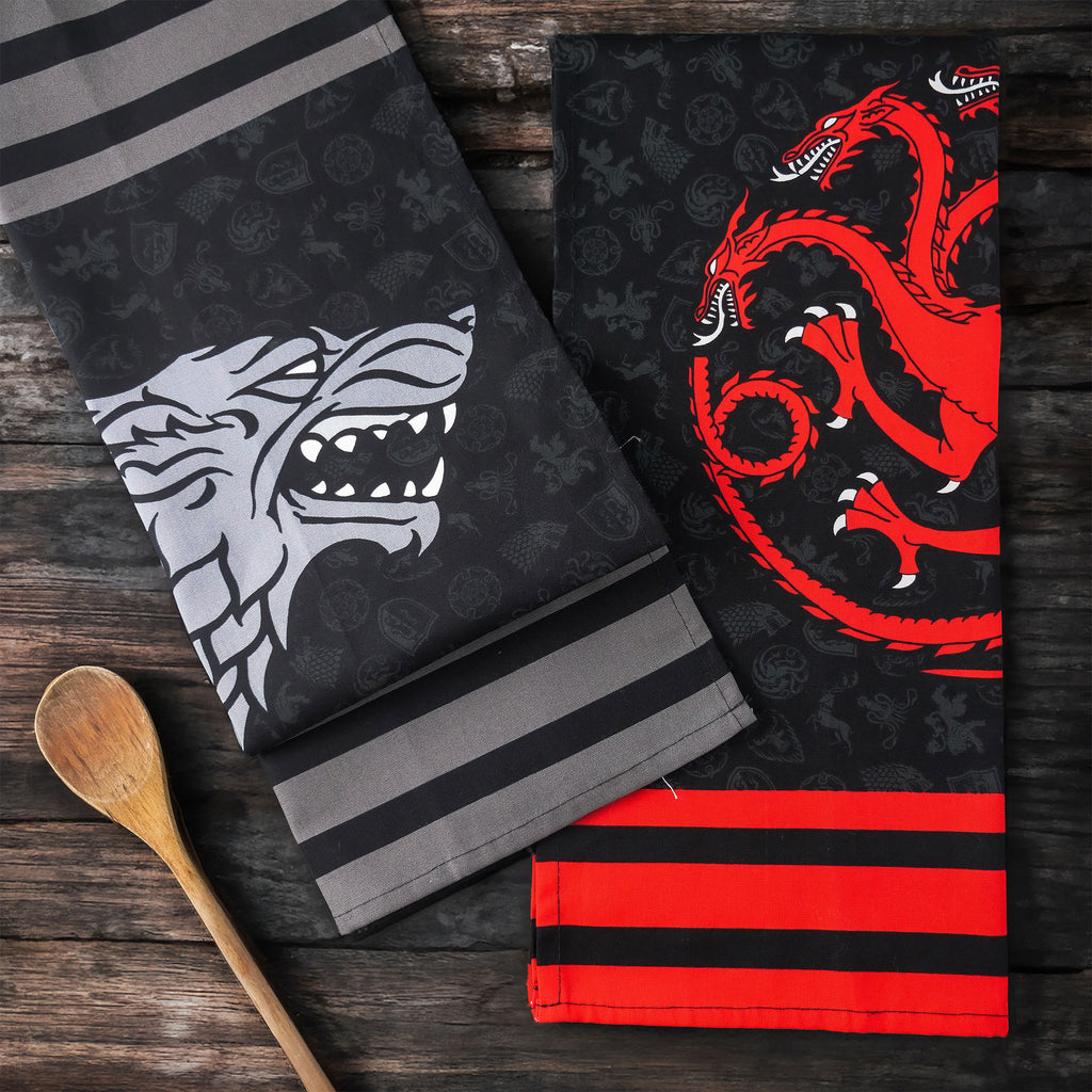 Productafbeelding Stark en Targaryen Theedoeken Set - Game of Thrones
