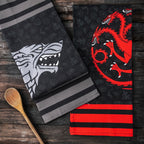 Productafbeelding Stark en Targaryen Theedoeken Set - Game of Thrones