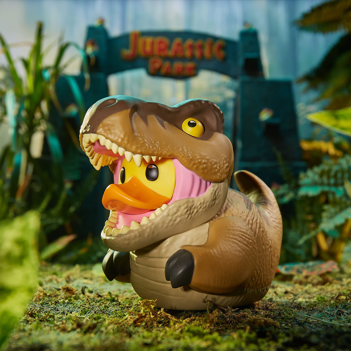 Productafbeelding Jurassic Park - T-Rex TUBBZ decoratieve eend