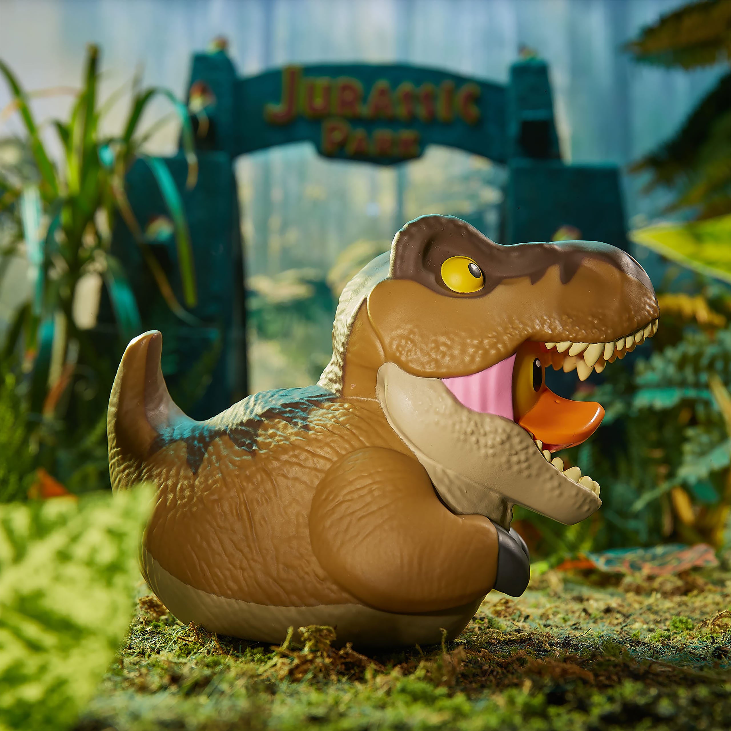 Productafbeelding Jurassic Park - T-Rex TUBBZ decoratieve eend