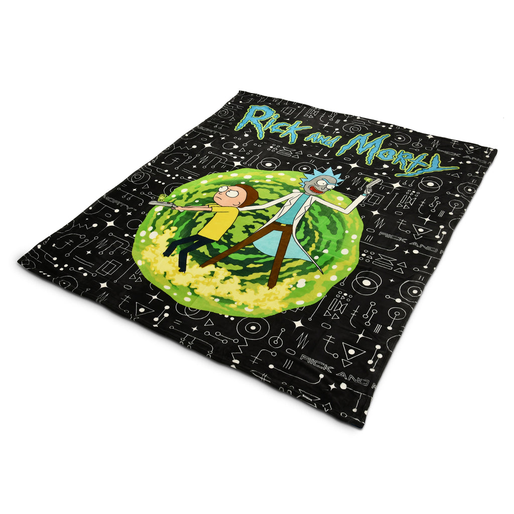 Productafbeelding Rick and Morty - Portal Fleece Deken