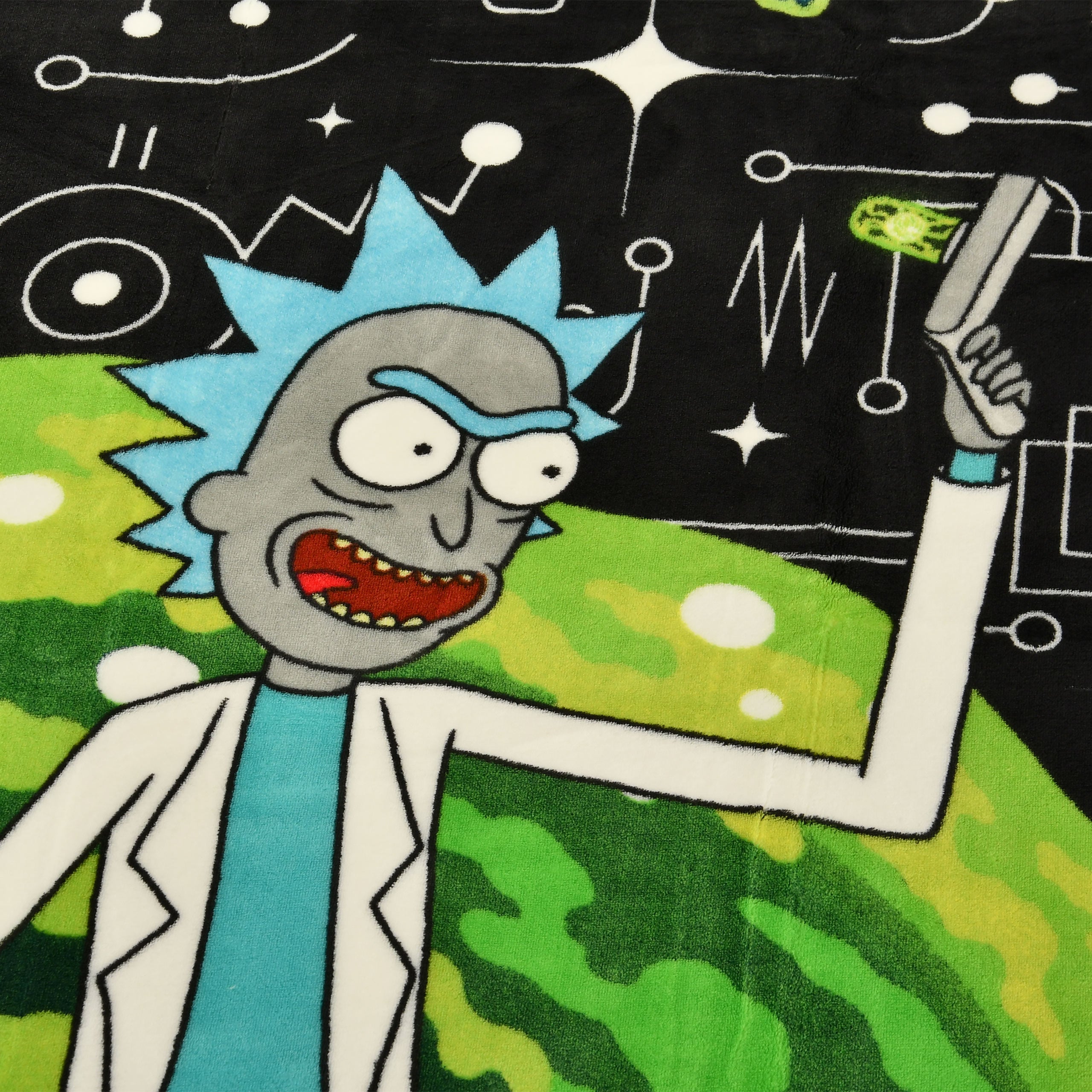 Productafbeelding Rick and Morty - Portal Fleece Deken