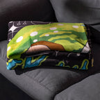 Productafbeelding Rick and Morty - Portal Fleece Deken