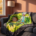 Productafbeelding Rick and Morty - Portal Fleece Deken
