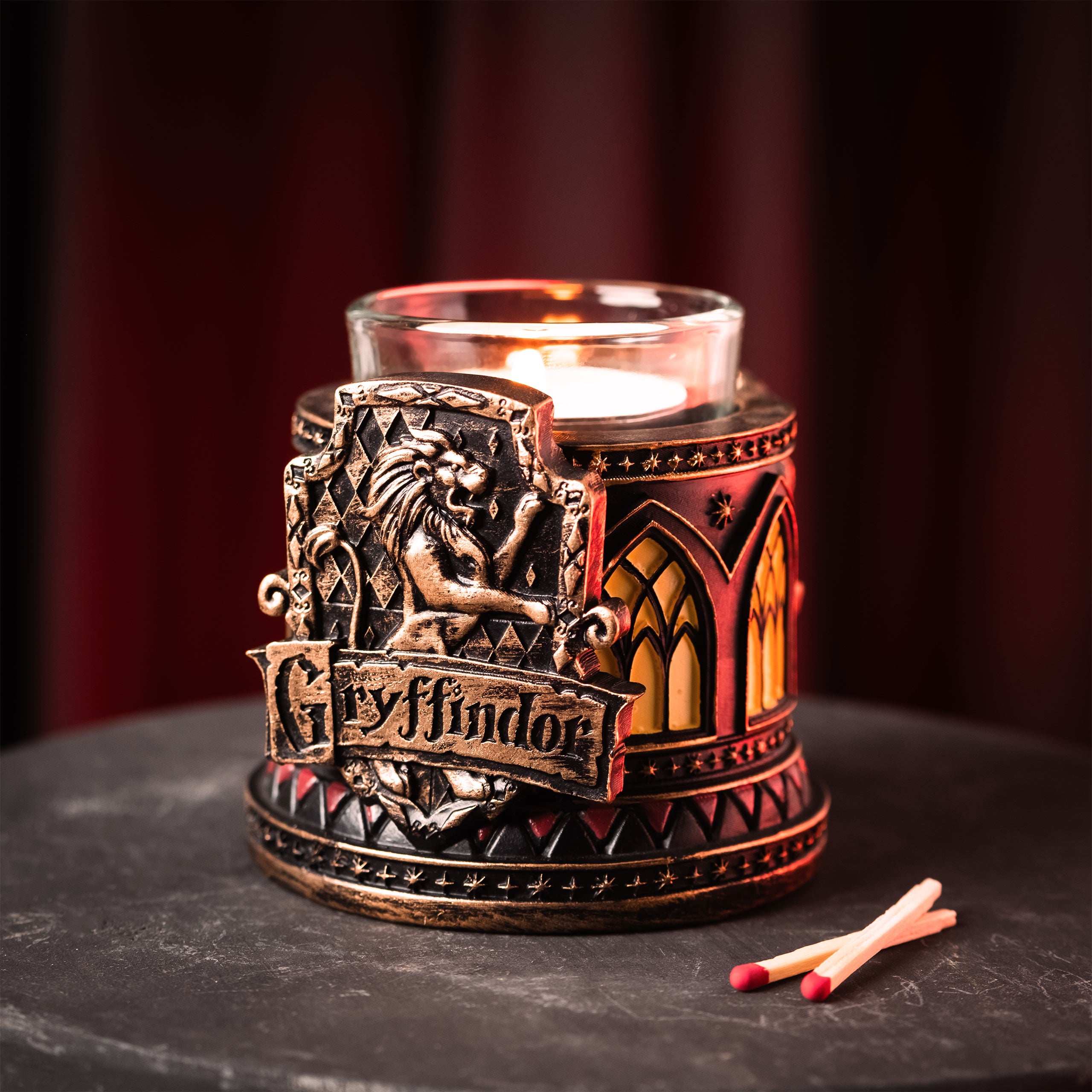Productafbeelding Griffoendor theelichthouder - Harry Potter