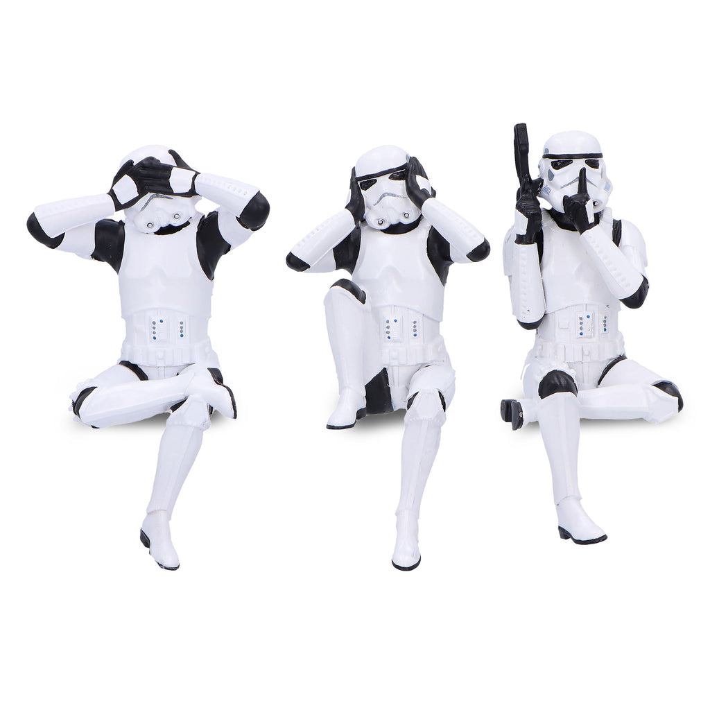 Productafbeelding Original Stormtrooper Don't See Hear Speak Figuren Set Zittend