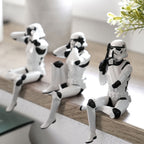 Productafbeelding Original Stormtrooper Don't See Hear Speak Figuren Set Zittend