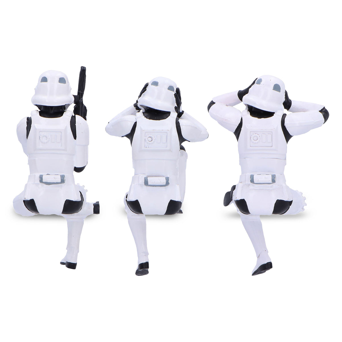 Productafbeelding Original Stormtrooper Don't See Hear Speak Figuren Set Zittend