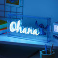 Productafbeelding Stitch Ohana Neon Lamp - Lilo & Stitch