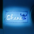 Productafbeelding Stitch Ohana Neon Lamp - Lilo & Stitch