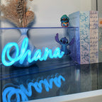 Productafbeelding Stitch Ohana Neon Lamp - Lilo & Stitch