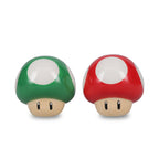 Product image Super Mario - Super Mushroom and 1 UP Mushroom Salt & Pepper Shakers